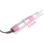 Ponceuse électrique pour ongles 10W 220V 25000 tours, prise UE
