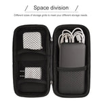 Boîte de rangement multifonction pour voyage, alimentation mobile, écouteurs, produits électroniques, sac de protection, boîte de rangement pour écouteurs