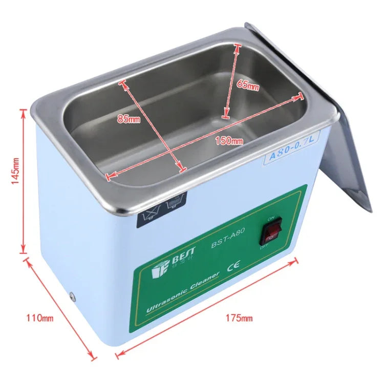BEST-A80 Laveuse à ultrasons 0,7 L (Tension 220 V), BEST-A80 0,7 L