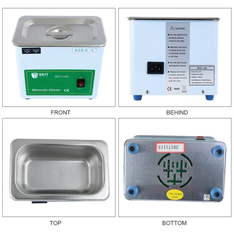 BEST-A80 Laveuse à ultrasons 0,7 L (Tension 220 V), BEST-A80 0,7 L