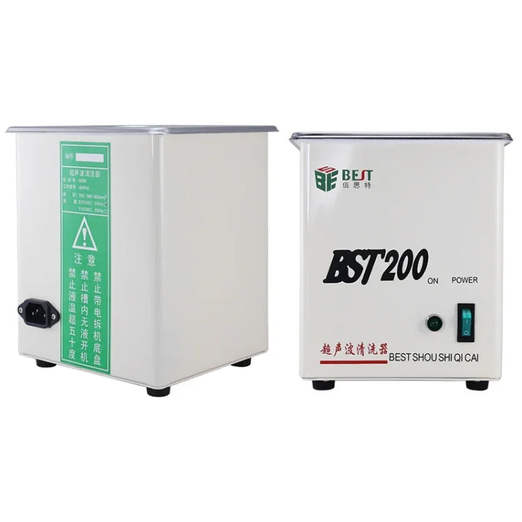 Nettoyeur à ultrasons en acier inoxydable BEST-200 1,5L (Tension 220V), BEST-200 1,5L