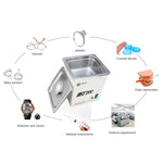 Nettoyeur à ultrasons en acier inoxydable BEST-200 1,5L (Tension 220V), BEST-200 1,5L