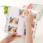 Mini album photo créatif DIY de 3 pouces à insertion, motif Baymax, motif trèfle à quatre feuilles, motif nombreux arbres secs, motif cerf de la forêt, motif Tour Eiffel, motif petite hirondelle