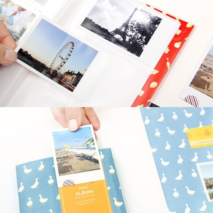 Mini album photo créatif DIY de 3 pouces à insertion, motif Baymax, motif trèfle à quatre feuilles, motif nombreux arbres secs, motif cerf de la forêt, motif Tour Eiffel, motif petite hirondelle