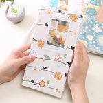 Mini album photo créatif DIY de 3 pouces à insertion, motif Baymax, motif trèfle à quatre feuilles, motif nombreux arbres secs, motif cerf de la forêt, motif Tour Eiffel, motif petite hirondelle
