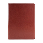 Chemise porte-documents professionnelle en cuir avec bloc-notes A4 de 30 pages et calculatrice