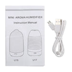 Mini humidificateur capsule 5W avec lumière colorée, capacité : 50 ml, DC 5V, humidificateur capsule