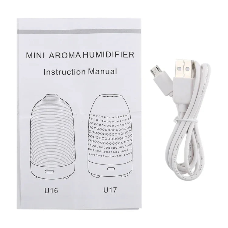 Mini humidificateur capsule 5W avec lumière colorée, capacité : 50 ml, DC 5V, humidificateur capsule