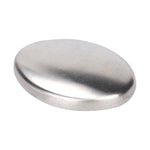 Éliminateur d'odeurs portable en acier inoxydable pour savon à main ovale, livraison style aléatoire, ovale