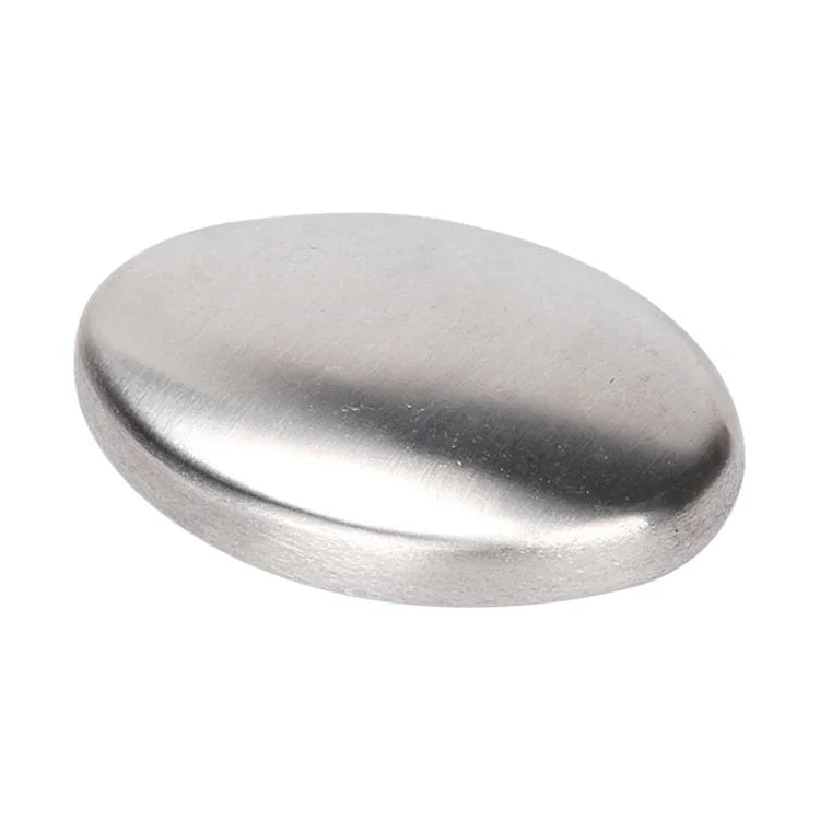 Éliminateur d'odeurs portable en acier inoxydable pour savon à main ovale, livraison style aléatoire, ovale