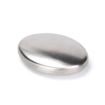 Éliminateur d'odeurs portable en acier inoxydable pour savon à main ovale, livraison style aléatoire, ovale
