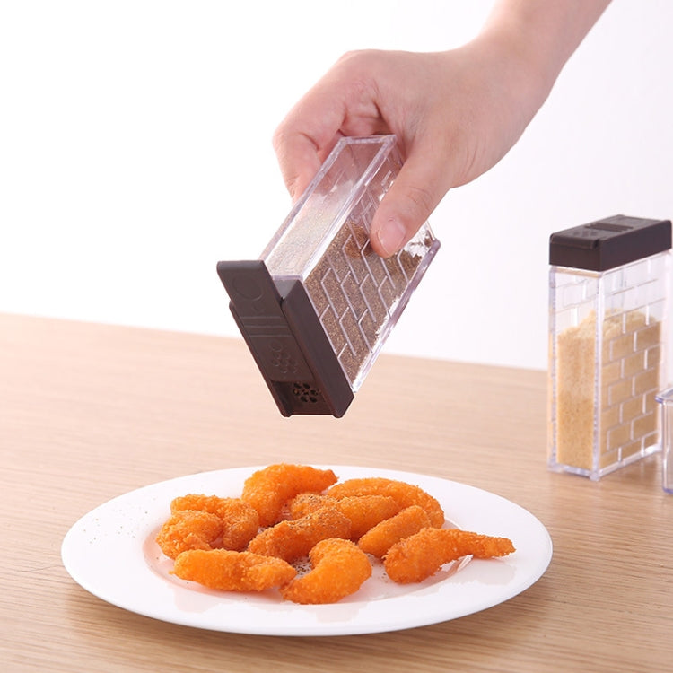 Ensemble de 6 bocaux à épices bidirectionnels pour cuisine, bouteille de condiment