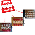 Boulettes de viande maison, boulettes de poisson, boulettes de viande farcies, ustensiles de cuisine, ABS rouge
