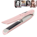 Lisseur sans fil Mini USB rechargeable, fer à friser double usage