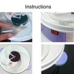 Chasseur de mouches électronique automatique, protection de l'environnement, tue-mouches, chasseur de mouches automatique blanc