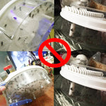 Chasseur de mouches électronique automatique, protection de l'environnement, tue-mouches, chasseur de mouches automatique blanc