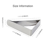 10 pinces à nappe en acier inoxydable, support de serrage triangulaire réglable, 10 pièces