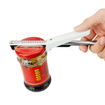 Ouvre-boîte réglable en acier inoxydable, outil de cuisine multifonction, ouvre-bocal 2