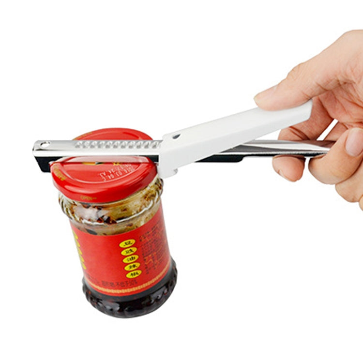 Ouvre-boîte réglable en acier inoxydable, outil de cuisine multifonction, ouvre-bocal 2