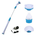 Brosse électrique sans fil multifonction pour baignoire et carrelage, ensemble de brosses rotatives pour nettoyage de salle de bain sol et mur, prise AU, prise AU