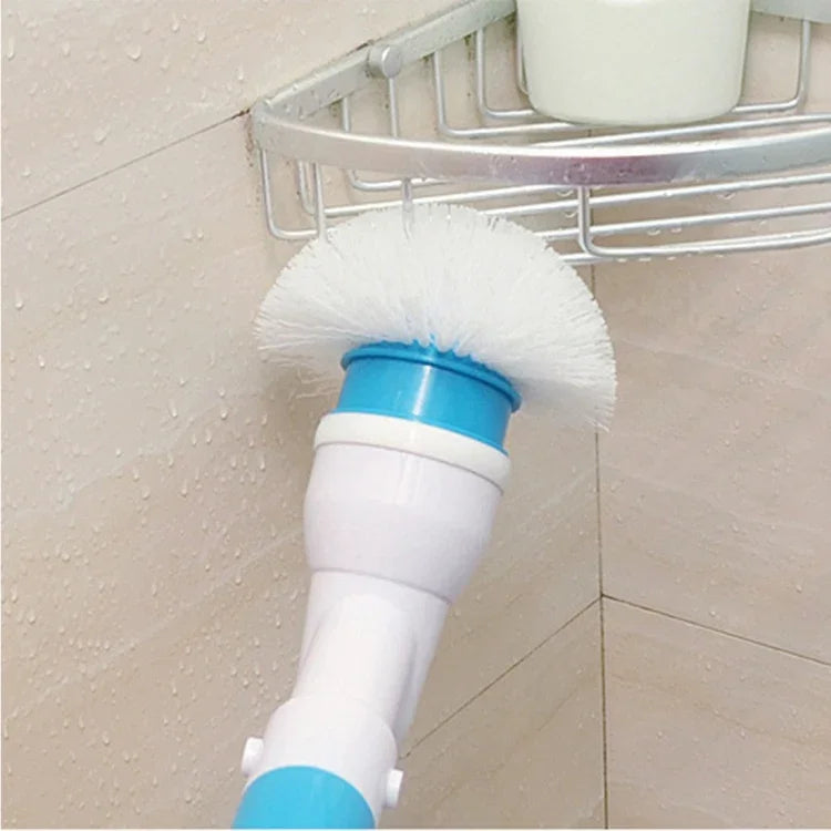 Brosse électrique sans fil multifonction pour baignoire et carrelage, ensemble de brosses rotatives pour nettoyage de salle de bain sol et mur, prise AU, prise AU