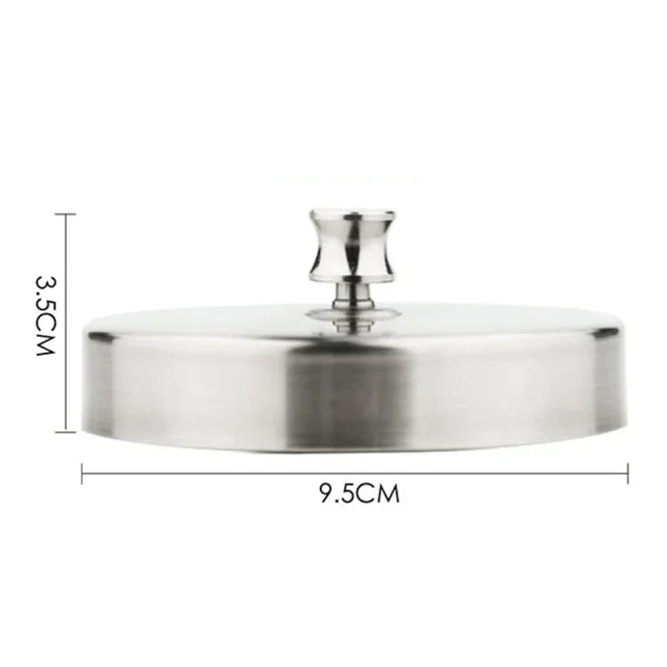 Moules alimentaires de cuisine en acier inoxydable pour presser la viande de hamburger, 1 pièce 10356 en acier inoxydable