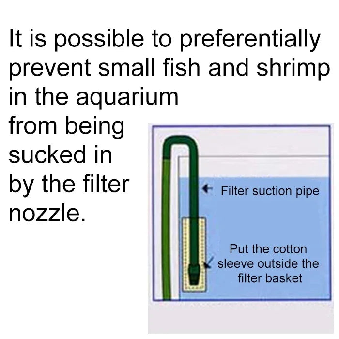 10 pièces de manchons en coton de protection spéciale pour port d'aspiration de filtre d'aquarium, diamètre intérieur : 22mm, diamètre intérieur : 22mm