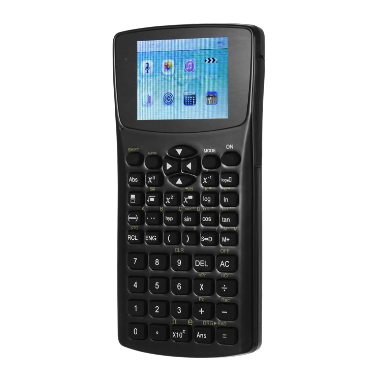 Calculatrice scientifique portable multifonction avec écran 2,4 pouces, support enregistrement sonore / radio / lecture musique & vidéo / navigation photos, calculatrice 2,4 pouces