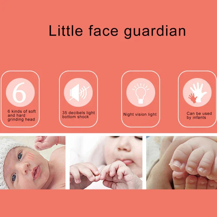 Kit d'outils de manucure coupe-ongles électrique 6 en 1 pour bébé