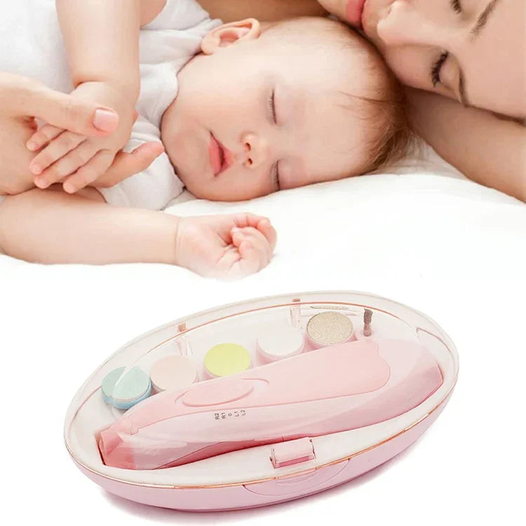 Kit d'outils de manucure coupe-ongles électrique 6 en 1 pour bébé