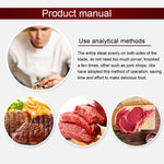 Attendrisseur à viande 48 aiguilles ultra fines en acier inoxydable pour poulet, steak, bœuf, porc, poisson, 15x11.3x3.5cm