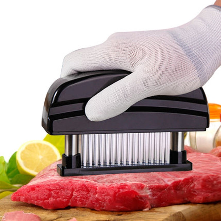 Attendrisseur à viande 48 aiguilles ultra fines en acier inoxydable pour poulet, steak, bœuf, porc, poisson, 15x11.3x3.5cm