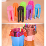 10pcs Clips universels pour sacs poubelle Fixation de corbeille à déchets Pince pour poubelle Clip antidérapant pour sac poubelle, Livraison couleur aléatoire, Pince pour poubelle