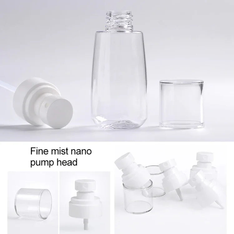 10 atomiseurs de parfum portables rechargeables en plastique à brume fine, transparents, vides, de 30 ml, 30 ml