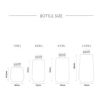 10 atomiseurs de parfum portables rechargeables en plastique à brume fine, transparents, vides, de 30 ml, 30 ml