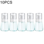 10 atomiseurs de parfum portables rechargeables en plastique à brume fine, transparents, vides, de 30 ml, 30 ml