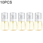 10 atomiseurs de parfum portables rechargeables en plastique à brume fine, transparents, vides, de 30 ml, 30 ml