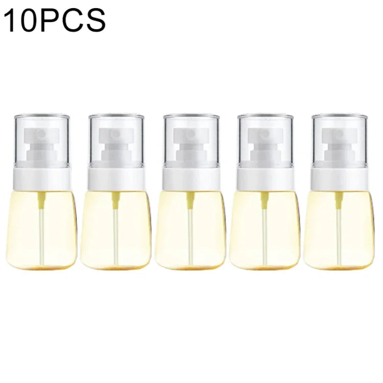 10 atomiseurs de parfum portables rechargeables en plastique à brume fine, transparents, vides, de 30 ml, 30 ml