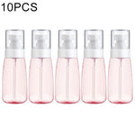 10 vaporisateurs portables rechargeables en plastique transparent pour parfum, atomiseurs vides, 60 ml, 60 ml