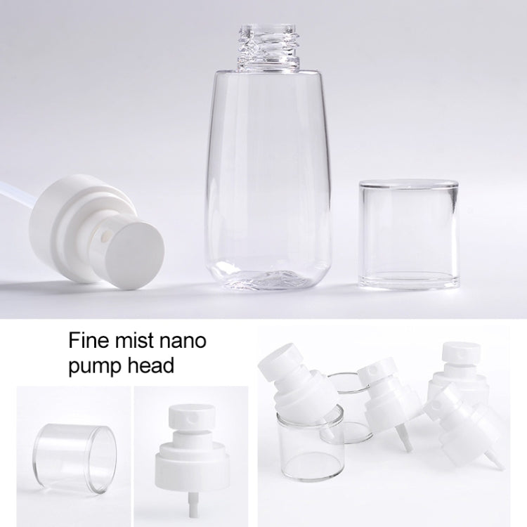 10 vaporisateurs portables rechargeables en plastique transparent pour parfum, atomiseurs vides, 60 ml, 60 ml