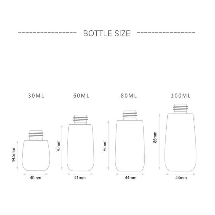 10 vaporisateurs portables rechargeables en plastique transparent pour parfum, atomiseurs vides, 60 ml, 60 ml