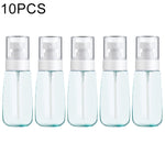 10 vaporisateurs portables rechargeables en plastique transparent pour parfum, atomiseurs vides, 60 ml, 60 ml