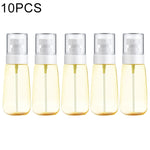 10 vaporisateurs portables rechargeables en plastique transparent pour parfum, atomiseurs vides, 60 ml, 60 ml