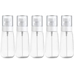 10 flacons pulvérisateurs de parfum portables rechargeables en plastique à brume fine, transparents, vides, 80 ml, 80 ml