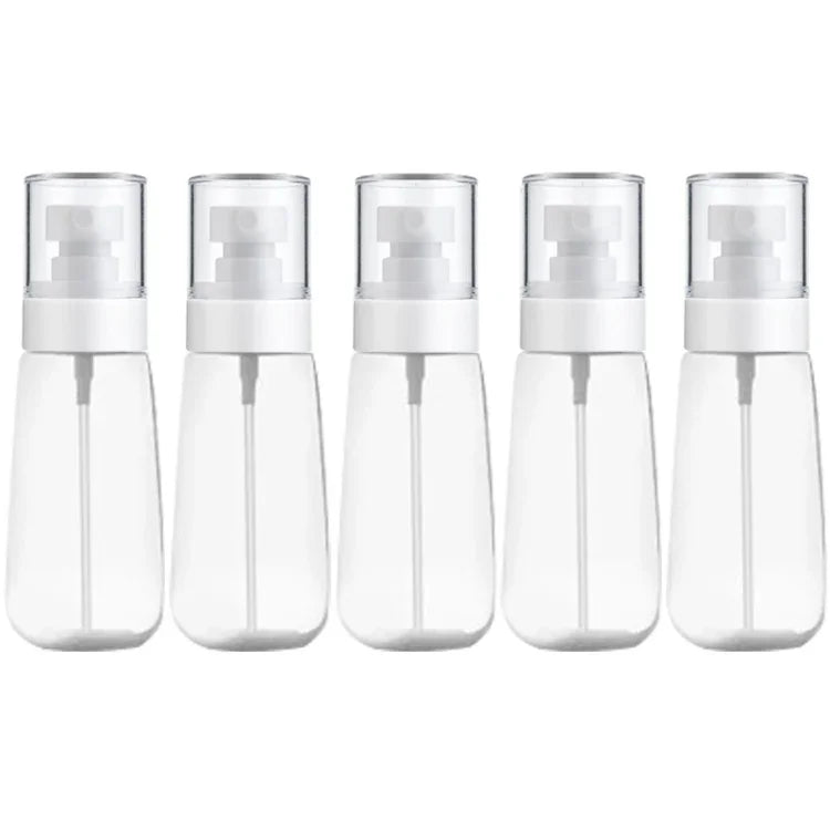 10 flacons pulvérisateurs de parfum portables rechargeables en plastique à brume fine, transparents, vides, 80 ml, 80 ml