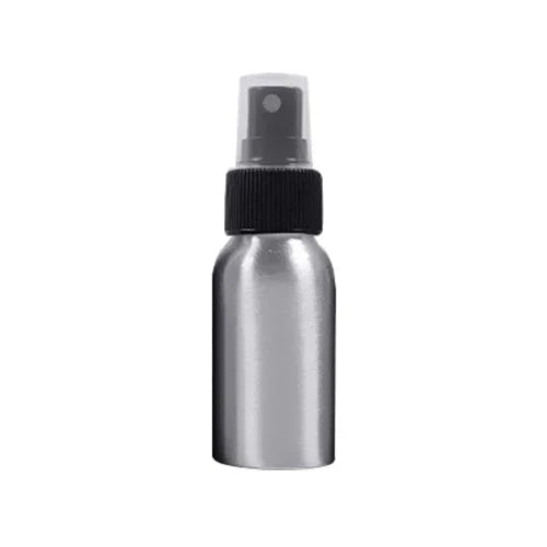 Bouteille en aluminium avec atomiseurs rechargeables en verre pour brouillard fin, 50 ml, 50 ml