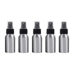 Bouteille en aluminium avec atomiseurs rechargeables en verre pour brouillard fin, 50 ml, 50 ml