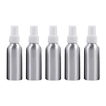 Flacons vaporisateurs en verre à fine brume rechargeables en aluminium, 100 ml