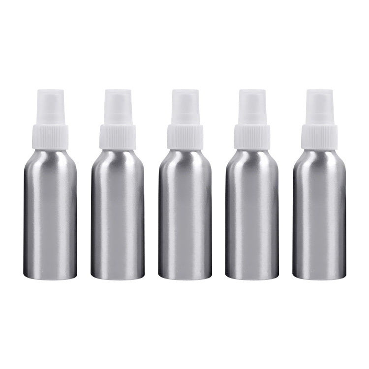 Flacons vaporisateurs en verre à fine brume rechargeables en aluminium, 100 ml
