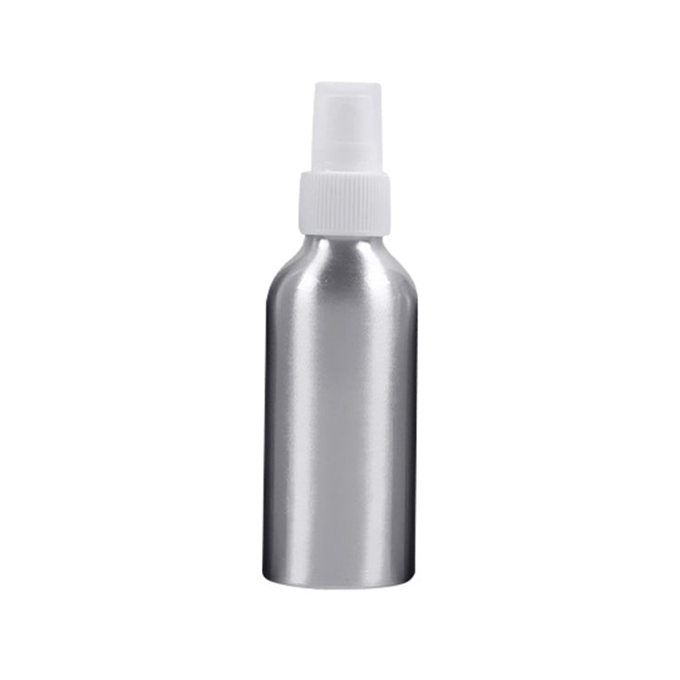 Flacons vaporisateurs en verre à fine brume rechargeables en aluminium, 100 ml